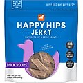 Happy Hips Jerky Duck Recipe Grain-Free Dog Treats, 20-oz bag