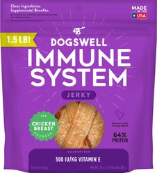 Dogswell Jerky Immune System Chicken Recipe Grain-Free Dog Treats, 24-oz bag