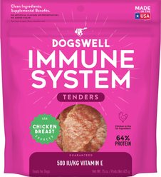 Dogswell Tenders Immune System Chicken Recipe Grain-Free Dog Treats, 15-oz bag