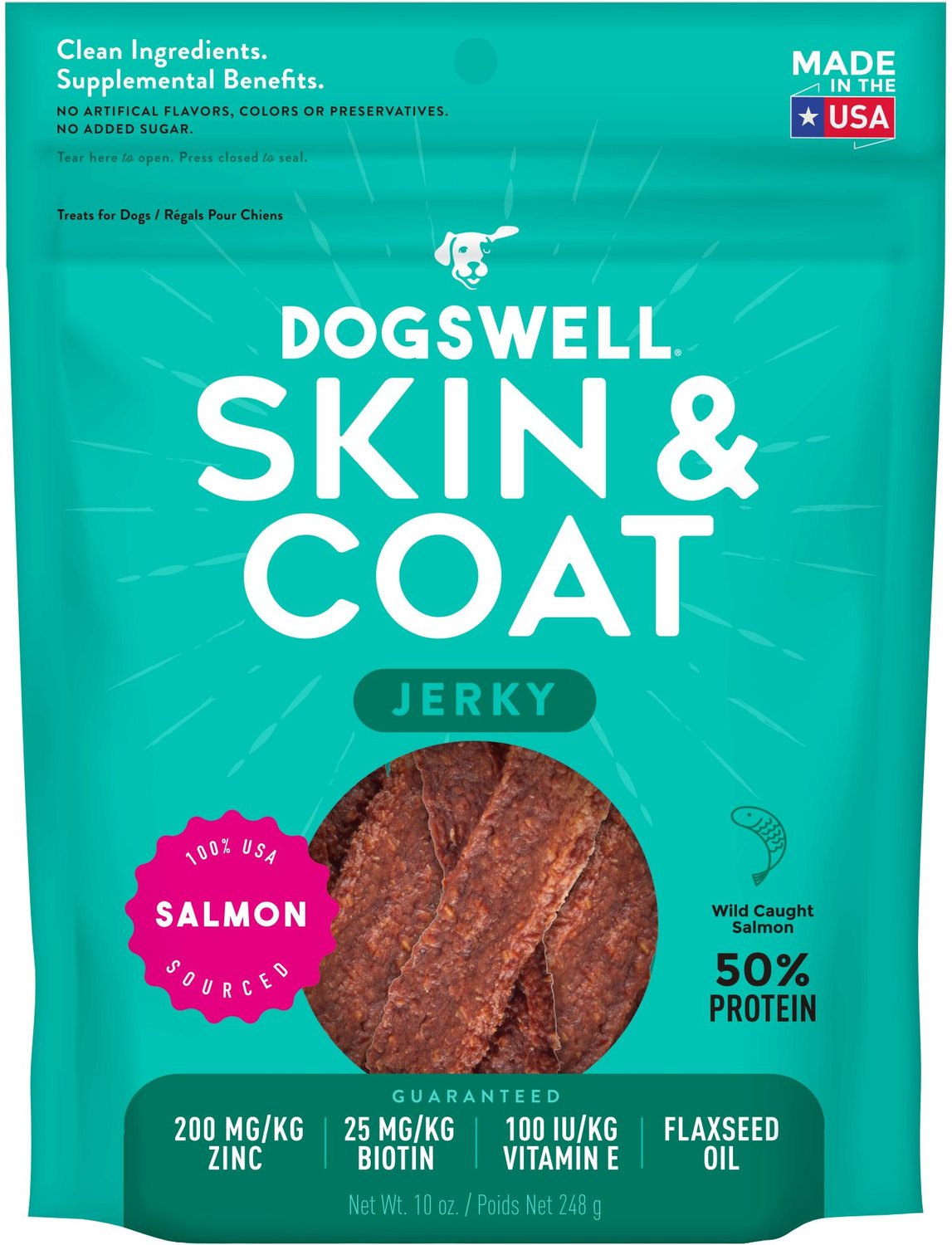 Buckley Immune Support Salmon Grain-Free Jerky Dog Treats