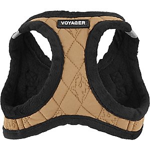 Best Pet Supplies Voyager Padded Fleece Dog Harness, Beige, X-Small