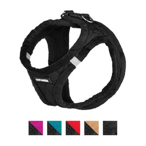 Best Pet Supplies Voyager Padded Fleece Dog Harness, Black, Small