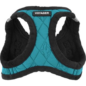 Best Pet Supplies Voyager Padded Fleece Dog Harness, Turquoise, X-Small