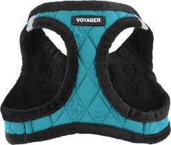 Best Pet Supplies Voyager Padded Fleece Dog Harness, Turquoise, Medium