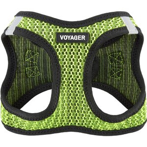 Best Pet Supplies Voyager All Season Mesh Dog Harness, Lime Green, X-Small