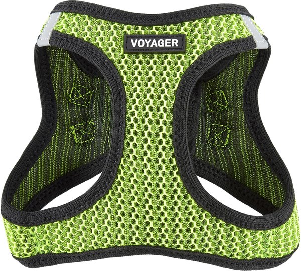 Best Pet Supplies Voyager All Season Mesh Dog Harness, Lime Green, Small slide 1 of 8