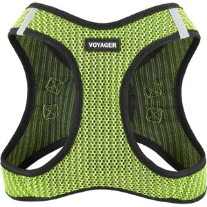 Best Pet Supplies Voyager All Season Mesh Dog Harness, Lime Green, X-Large