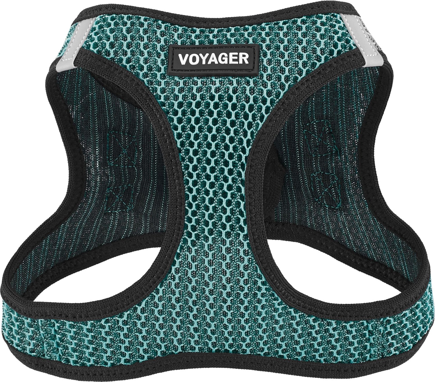 voyager plush suede dog harness