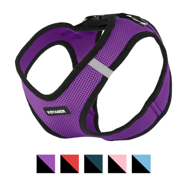 Best Pet Supplies Voyager Black Trim Mesh Dog Harness, Purple, X-Large slide 1 of 10