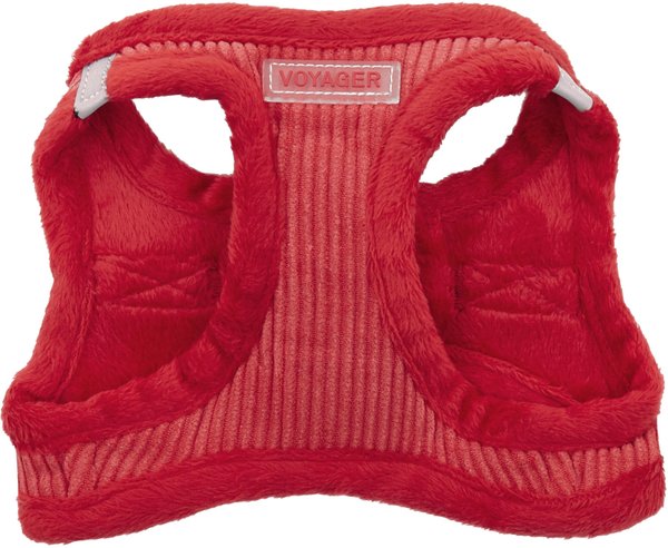 Best Pet Supplies Voyager Corduroy Dog Harness, Red, X-Small slide 1 of 9