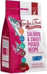 Tender & True Limited Ingredient Salmon & Sweet Potato Recipe Grain-Free Dry Cat Food, 3-lb bag