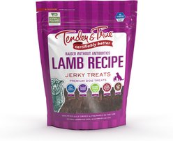Tender & True Antibiotic-Free Lamb Grain-Free Dog Jerky Treats, 4-oz bag