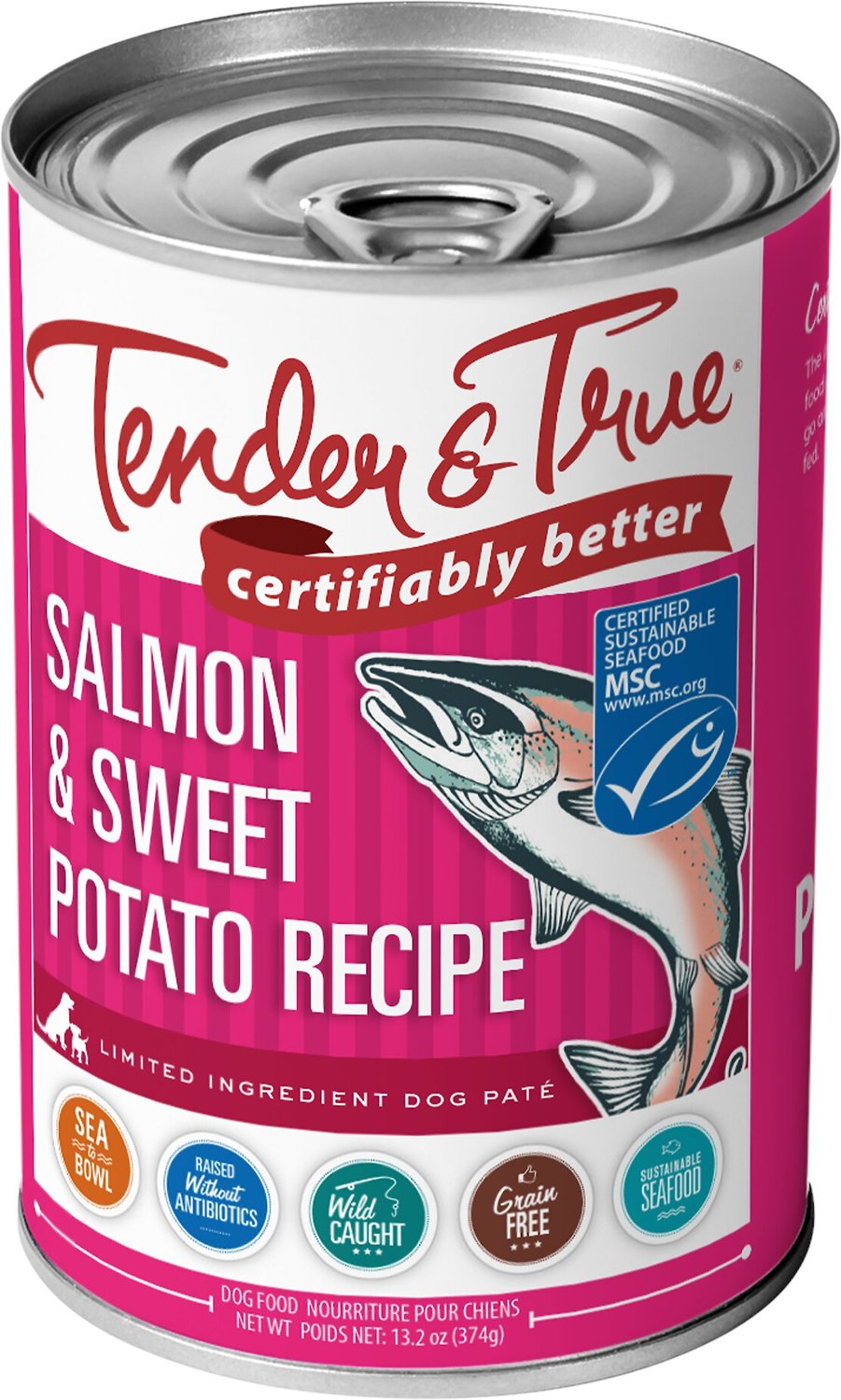 Tender & True Limited Ingredient Salmon & Sweet Potato Recipe Grain