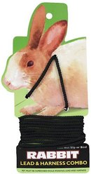 Coastal Pet Products Rabbit Leash & Harness, Black