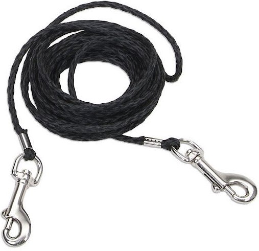 Coastal Pet Products Poly Cat Tie-Out, Black, 15-ft