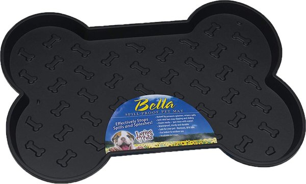 Loving Pets Bella Bone Dog Bowl Mat, Large slide 1 of 1