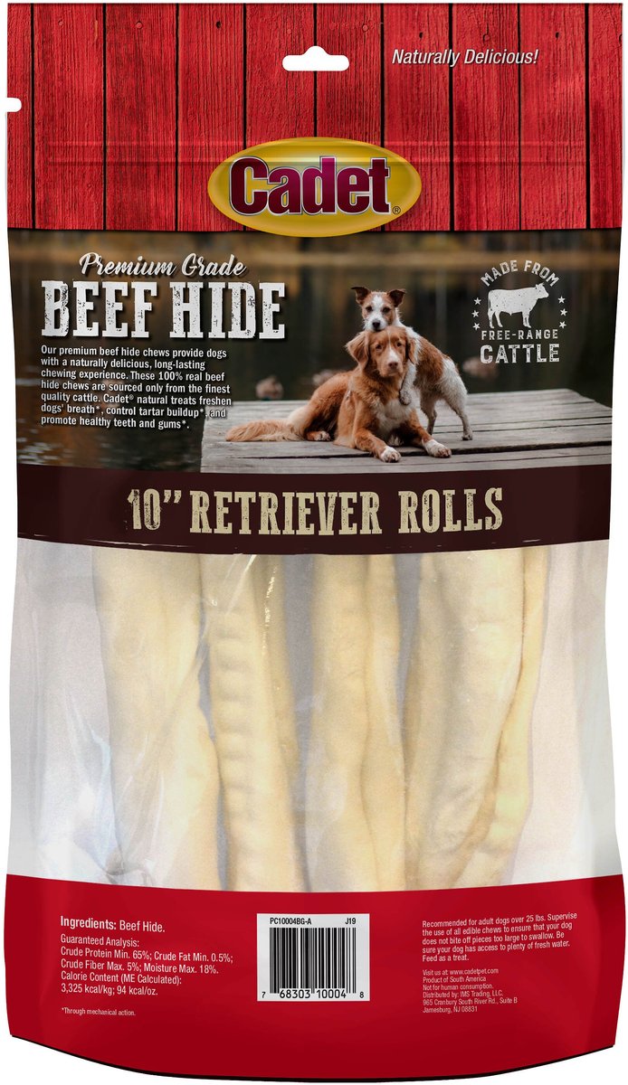 Cadet rawhide cheap retriever rolls