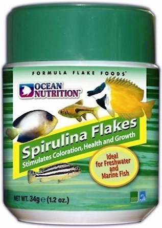 Ocean Nutrition Spirulina Flake Fish Food, 1.2-oz jar slide 1 of 2