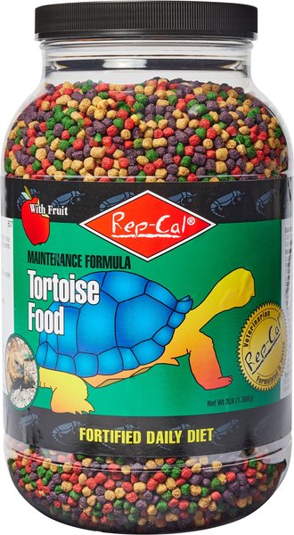 REP-CAL Tortoise Food, 3-lb jar - Chewy.com