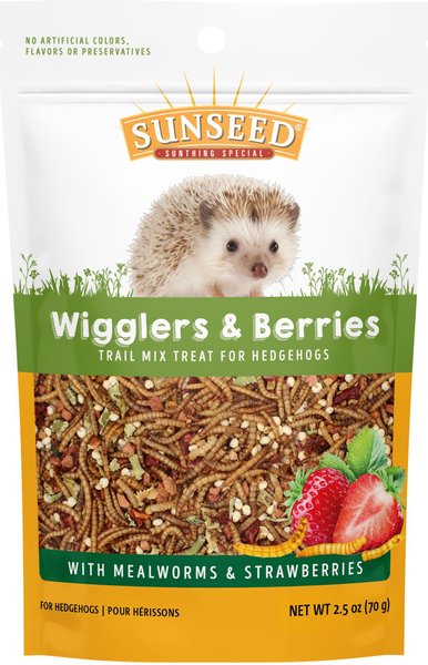 Sunseed Vita Prima Wigglers & Berries Trail Mix Snack Hedgehog & Small-Pet Treat, 2.5-oz bag slide 1 of 6