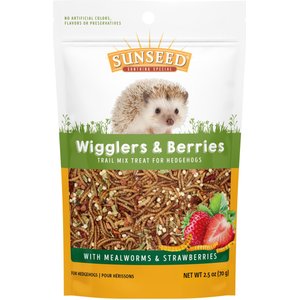 Sunseed Vita Prima Wigglers & Berries Trail Mix Snack Hedgehog & Small-Pet Treat, 2.5-oz bag