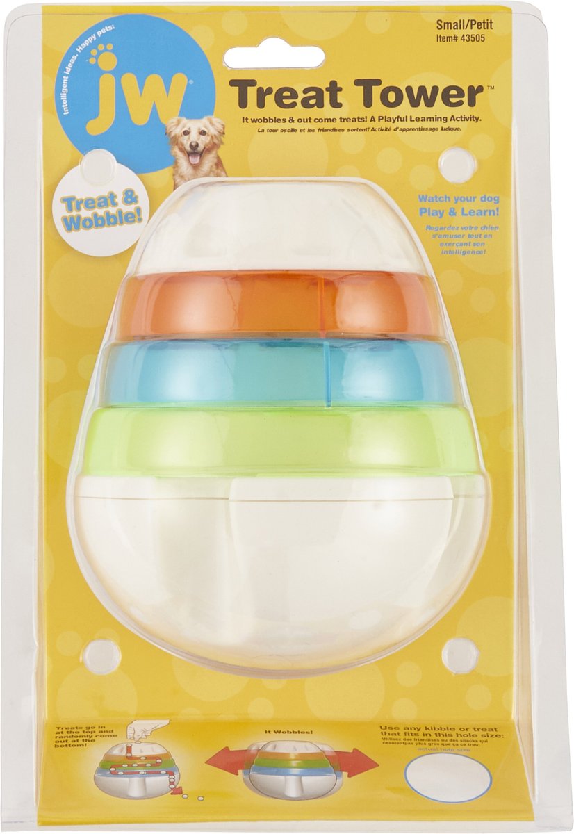 JW PET Treat Tower Dog Toy