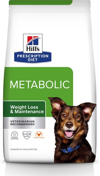 Hill's Prescription Diet Metabolic Chicken Flavor Dry Dog Food, 7.7-lb bag slide 1 of 11