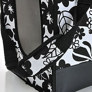 A&E Cage Company Soft Sided Travel Bird Carrier, Large, Black