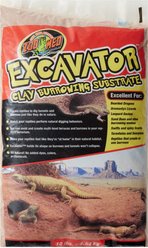 Zoo Med Excavator Clay Burrowing Reptile Substrate, 10-lb bag