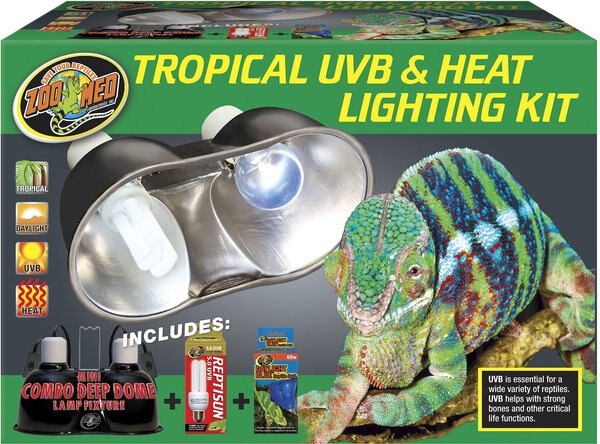 Zoo Med Tropical UVB & Heat Lighting Kit slide 1 of 1