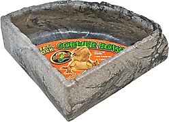 Zoo Med Repti Rock Corner Reptile Water Dish, X-Large