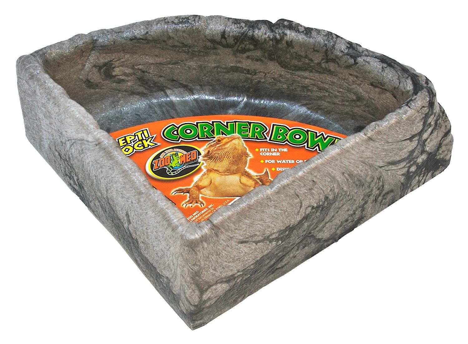 ZOO MED Repti Rock Corner Reptile Water Dish Customer Questions