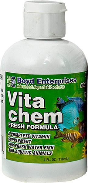 Boyd Vita-Chem Freshwater Formula Multi-Vitamin Freshwater Fish Supplement, 4-oz bottle slide 1 of 1