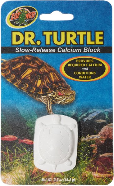 Zoo Med Dr. Turtle Slow-Release Calcium Block Turtle Supplement slide 1 of 3