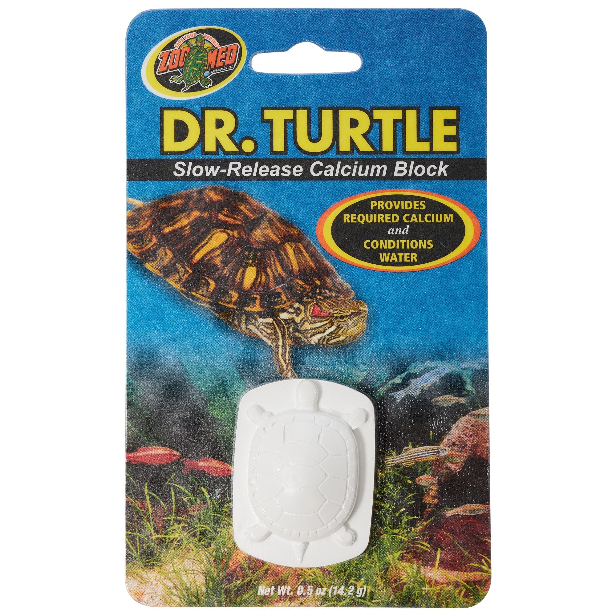 Dr. Turtle Slow-Release Calcium Block Turtle Supplement