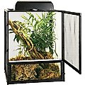 Zoo Med ReptiBreeze Open Air Aluminum Screen Cage, Large, Black
