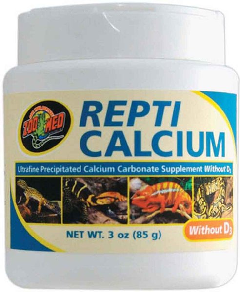 Zoo Med Repti Calcium without D3 Reptile Supplement, 3-oz jar slide 1 of 1