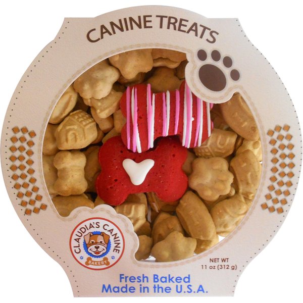 Claudia's Canine Bakery Valentine's Bones Baked Dog Treats