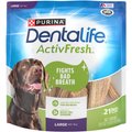 DentaLife ActivFresh Daily Oral Care Large Dental Dog Treats, 21 count