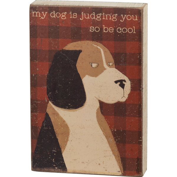 Primitives By Kathy "Little Dog" Block Décor