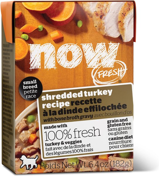 Now Fresh Grain-Free Small Breed Shredded Turkey Recipe Wet Dog Food, 6.4-oz, case of 24 slide 1 of 9