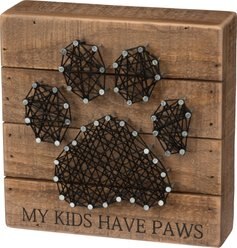 Primitives By Kathy "My Kids Have Paws" String Art Wall Décor