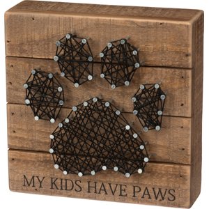 Primitives By Kathy "My Kids Have Paws" String Art Wall Décor