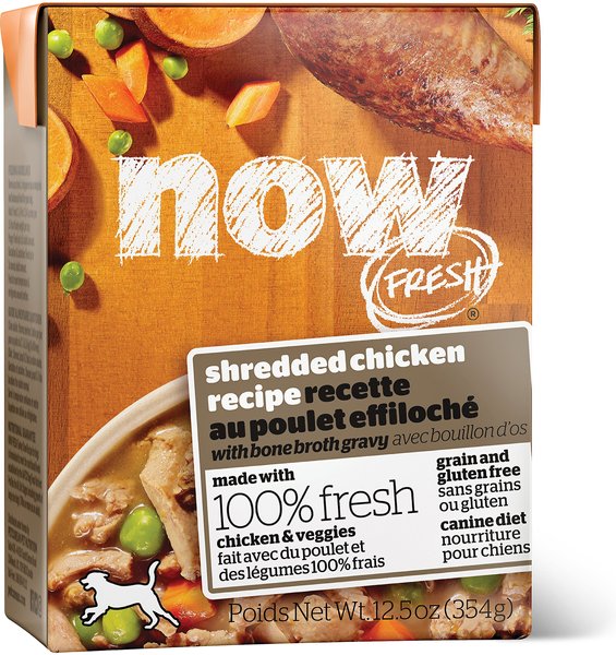 Now Fresh Grain-Free Shredded Chicken Recipe Wet Dog Food, 12.5-oz, case of 12 slide 1 of 9