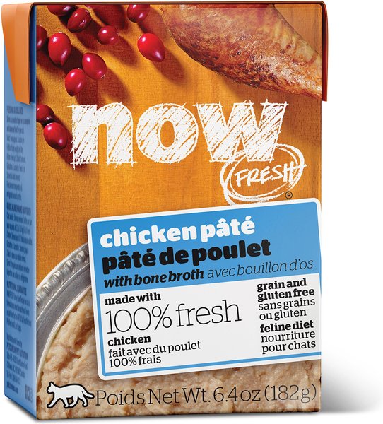 Now Fresh Grain-Free Chicken Paté Wet Cat Food, 6.4-oz, case of 24 slide 1 of 9