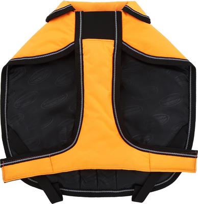 Show full view: WeatherBeeta Reflective Orange 300D Deluxe Dog Parka, 16-in slide 6 of 8