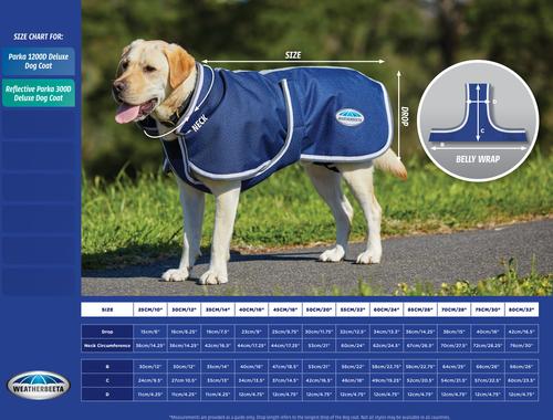 Show full view: WeatherBeeta Reflective Orange 300D Deluxe Dog Parka, 28-in slide 2 of 8