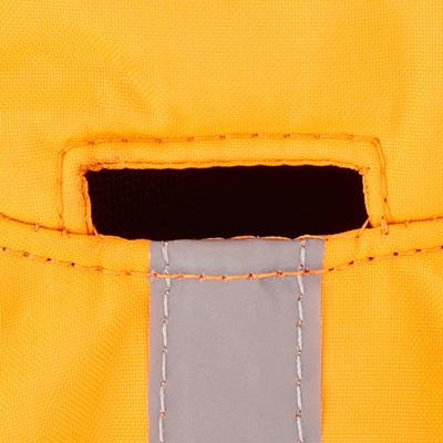 Show full view: WeatherBeeta Reflective Orange 300D Deluxe Dog Parka, 28-in slide 4 of 8