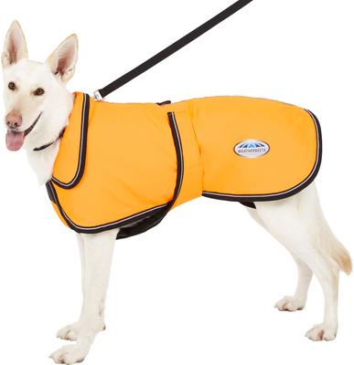 Show full view: WeatherBeeta Reflective Orange 300D Deluxe Dog Parka, 28-in slide 7 of 8