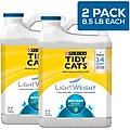 Tidy Cats Lightweight Instant Action Scented Clumping Clay Cat Litter, 8.5-lb jug, case of 2